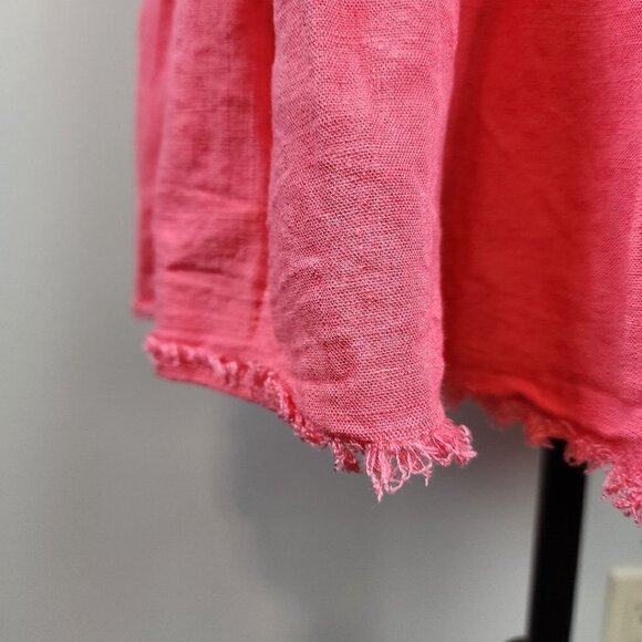 Umgee mini dress size L linen blend sleeveless collared - Picture 3 of 10